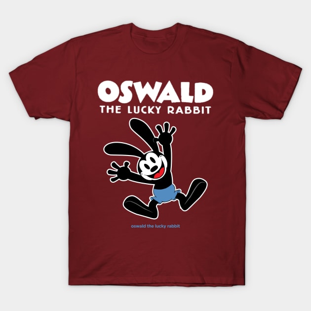 Oswald The Lucky Rabbit Keep Walking 1927 T-Shirt by Lani A Art